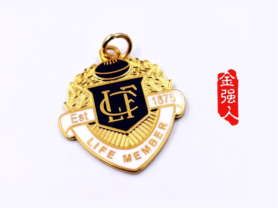 免费设计_定制_EST.1875终身会员金属徽章样版 免费设计_定制_EST.1875终身会员金属徽章样版
