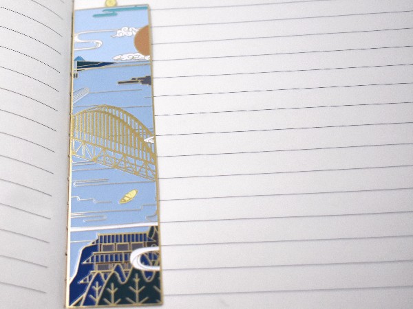 免费设计_定制_珐琅建筑画金属书签样版 免费设计_定制_珐琅建筑画金属书签样版