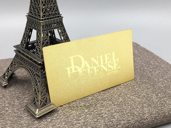 乐发IV金属会员卡制作的表面工艺