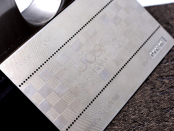 厂家定制不锈钢贵宾卡 会员卡定做 磁条卡订做 VIP钻石卡制作