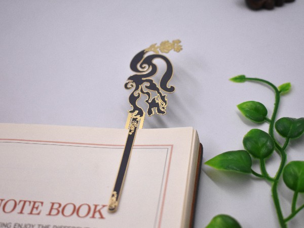 免费设计_定制_祥瑞神兽金属书签样版 免费设计_定制_祥瑞神兽金属书签样版