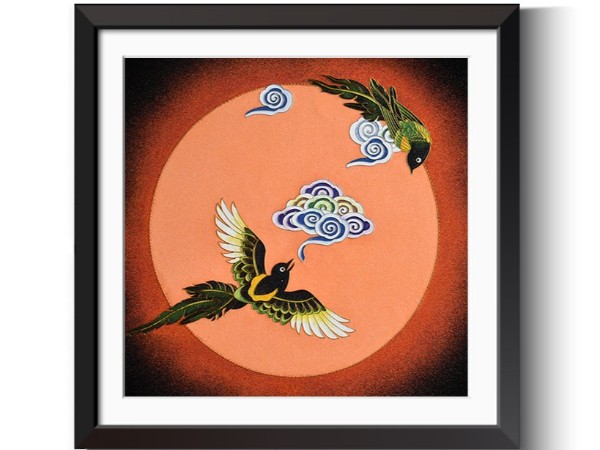 免费设计_定制_动植物手工金属掐丝画样版 免费设计_定制_动植物手工金属掐丝画样版