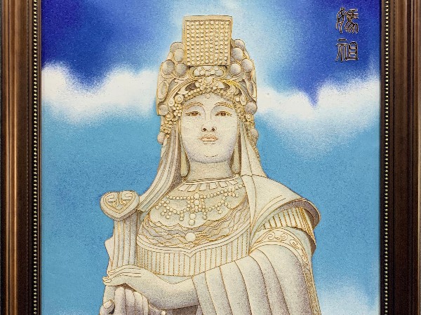 你看过用非遗文化景泰蓝工艺做的妈祖画吗？