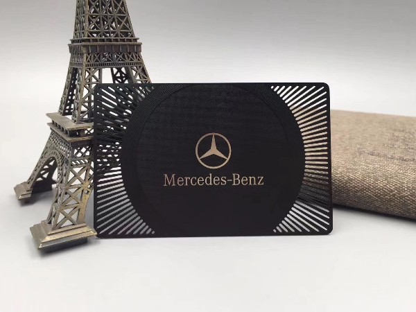 镭射激光打造你的专属个人金属名片