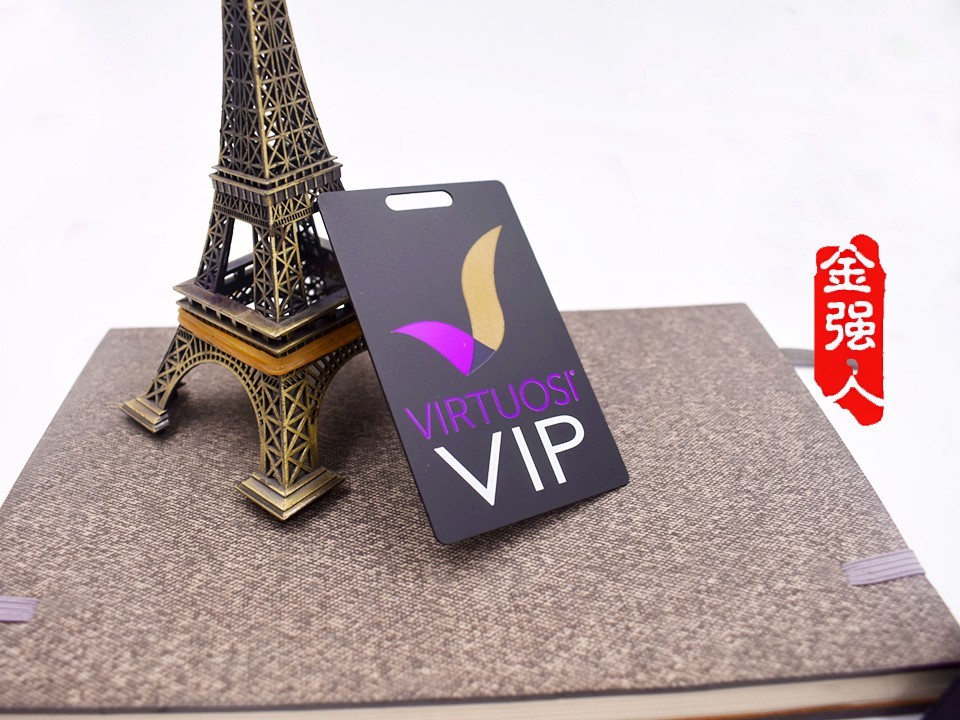 免费设计_定制_VIRTUOSI简约磨砂紫黑金属VIP卡样版 免费设计_定制_VIRTUOSI简约磨砂紫黑金属VIP卡样版
